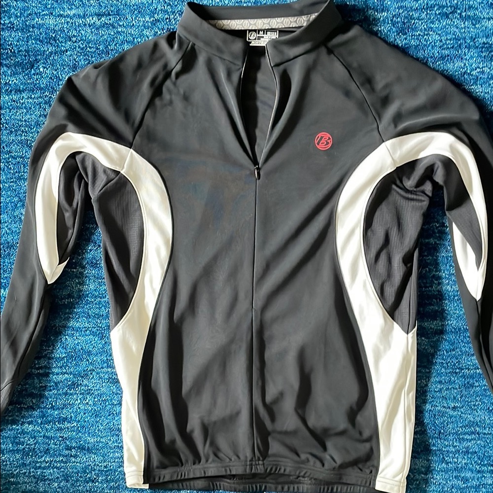 Black and White Cycling Jacket